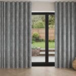 Laura Ashley Josette Woven Pale Seaspray Wave Curtain