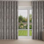 Laura Ashley Josette Woven Steel Wave Curtain
