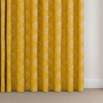 Laura Ashley Lady Fern Embroidery Dijon Wave Curtain