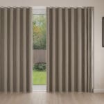 Laura Ashley Middleton Pale French Grey Wave Curtain