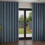 Laura Ashley Middleton Newport Blue Wave Curtain
