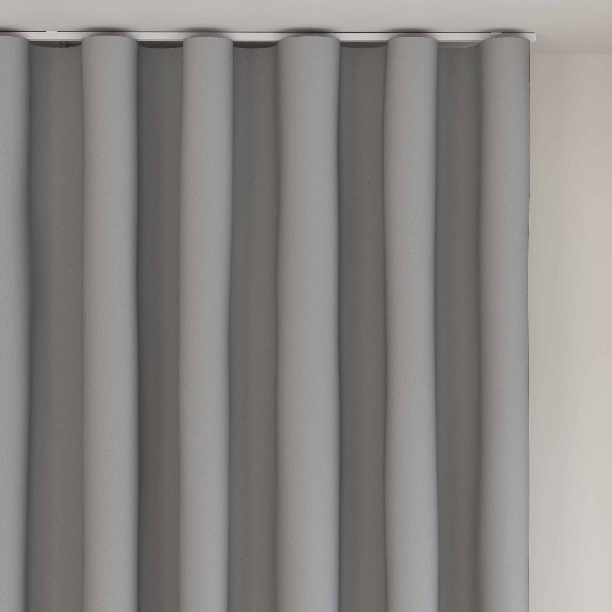 Laura Ashley Middleton Steel Wave Curtain - Image 6