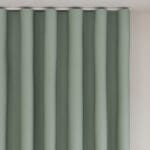 Laura Ashley Middleton Dark Sage Green Wave Curtain