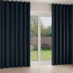 Laura Ashley Middleton Midnight Seaspray Wave Curtain