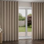 Laura Ashley Middleton Truffle Wave Curtain