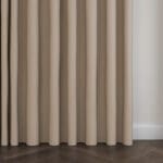 Laura Ashley Middleton Truffle Wave Curtain