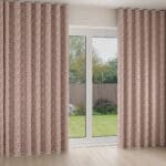 Laura Ashley Libby Floral Blush Wave Curtain