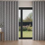 Laura Ashley Libby Floral Grape Wave Curtain