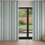Laura Ashley Lille Stripe Seaspray Wave Curtain
