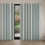 Laura Ashley Lille Stripe Seaspray Wave Curtain