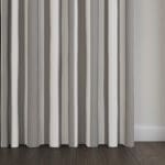 Laura Ashley Lille Stripe Steel Wave Curtain