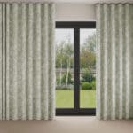 Laura Ashley Lloyd Sage Green Wave Curtain