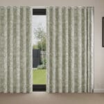 Laura Ashley Lloyd Sage Green Wave Curtain