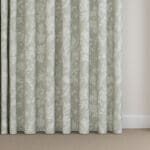 Laura Ashley Lloyd Sage Green Wave Curtain