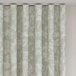 Laura Ashley Lloyd Sage Green Wave Curtain