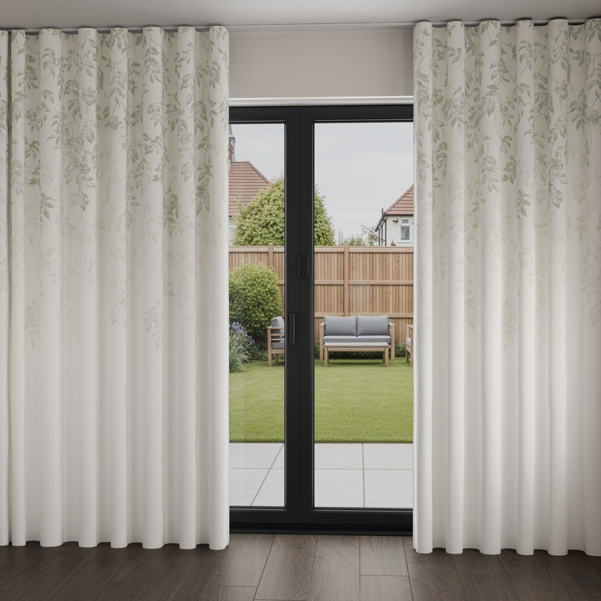 Laura Ashley Lockwood Natural Wave Curtain
