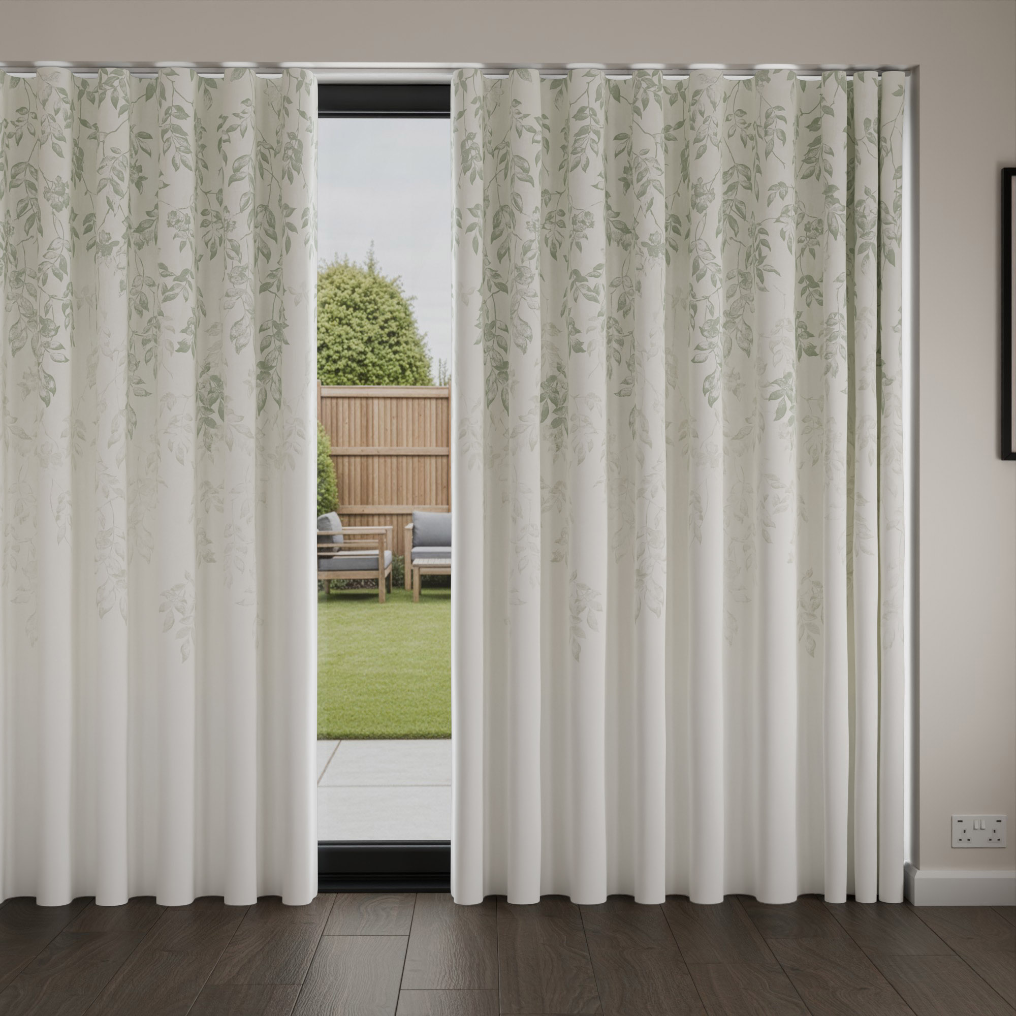 Laura Ashley Lockwood Natural Wave Curtain - Image 4
