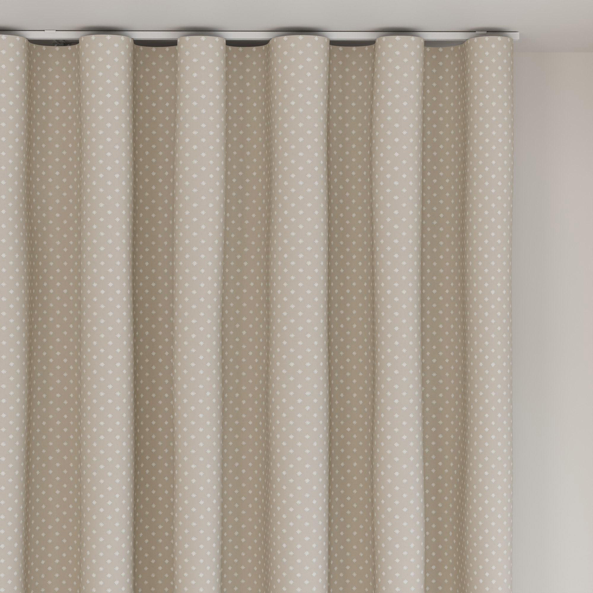 Laura Ashley Louise Star Almond Wave Curtain - Image 6