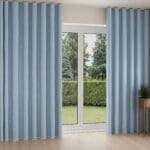 Laura Ashley Louise Star China Blue Wave Curtain