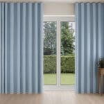 Laura Ashley Louise Star China Blue Wave Curtain