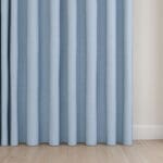 Laura Ashley Louise Star China Blue Wave Curtain