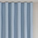 Laura Ashley Louise Star China Blue Wave Curtain