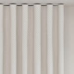 Laura Ashley Louise Star Silver Wave Curtain