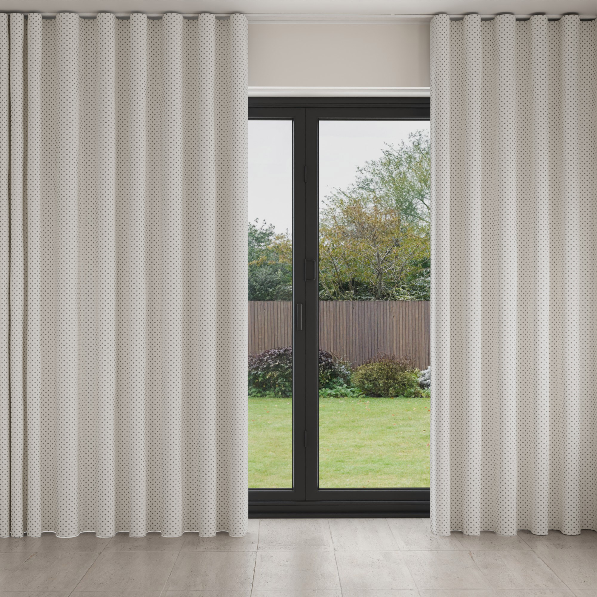 Laura Ashley Louise Star Steel Wave Curtain - Image 3