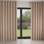 Laura Ashley Loveston Coral Pink Wave Curtain