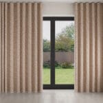 Laura Ashley Loveston Coral Pink Wave Curtain