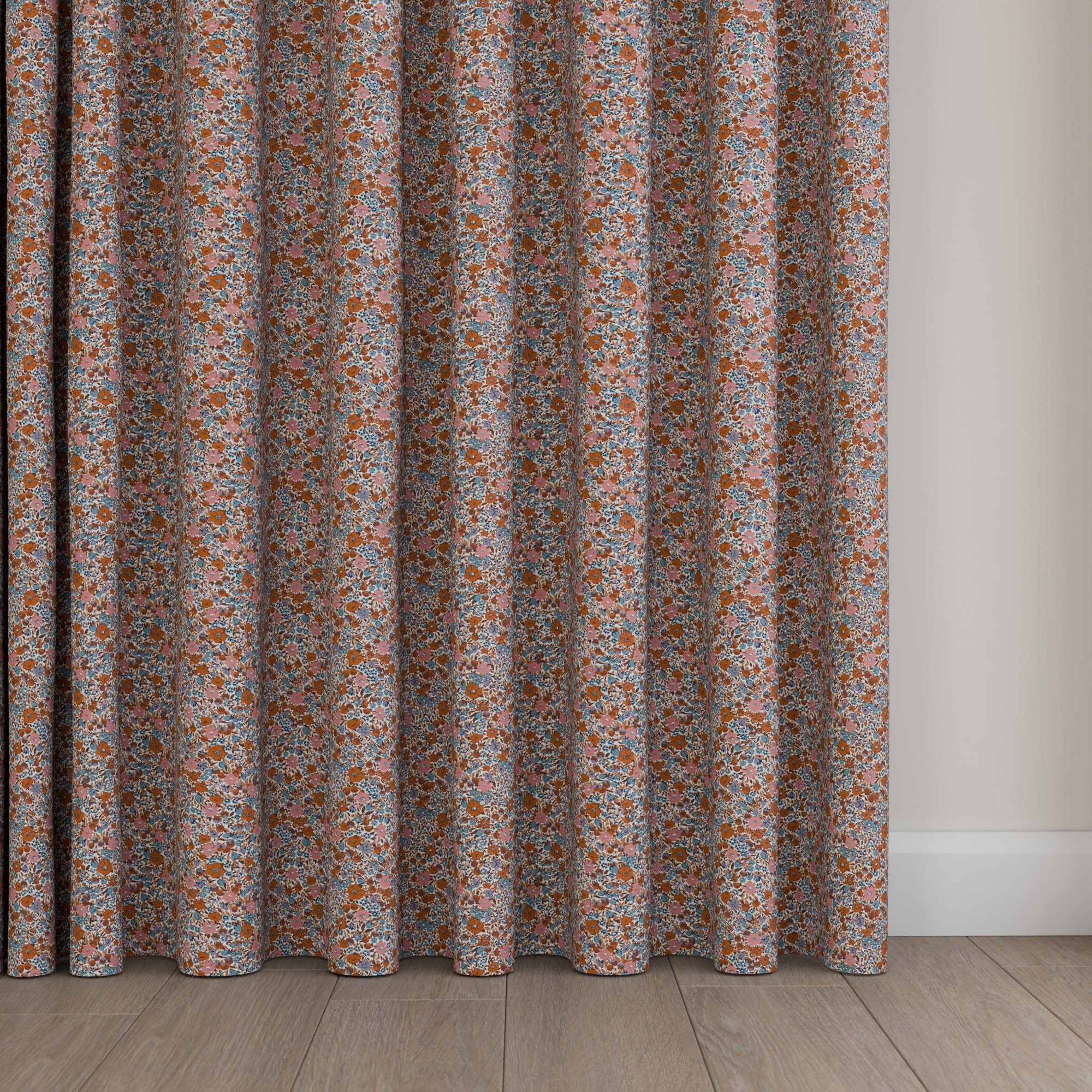 Laura Ashley Loveston Crimson Wave Curtain - Image 5