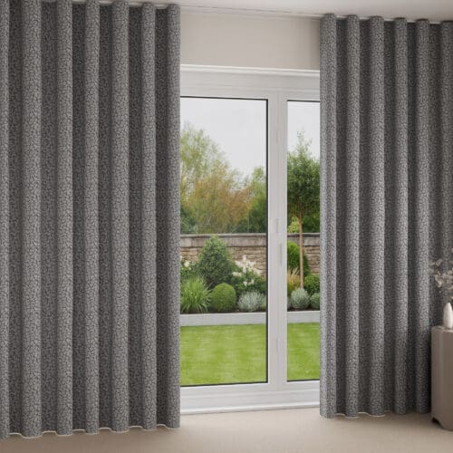 Laura Ashley Maidenhair Woven Steel Wave Curtain