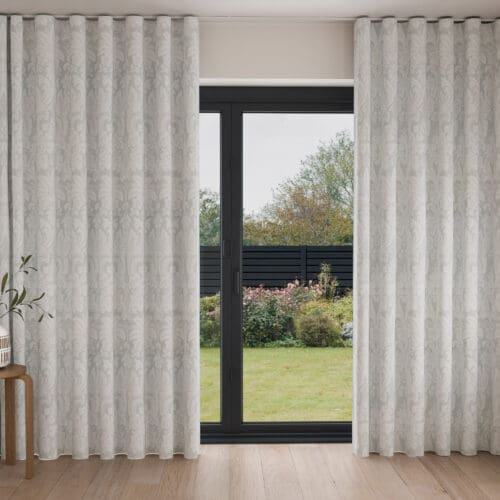 Laura Ashley Martigues Smoke Green Wave Curtain