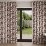 Laura Ashley Maryam Cranberry Wave Curtain