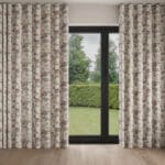 Laura Ashley Maryam Mulberry Wave Curtain