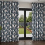 Laura Ashley Maya Dusky Seaspray Wave Curtain