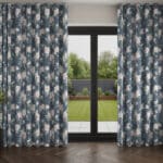 Laura Ashley Maya Dusky Seaspray Wave Curtain