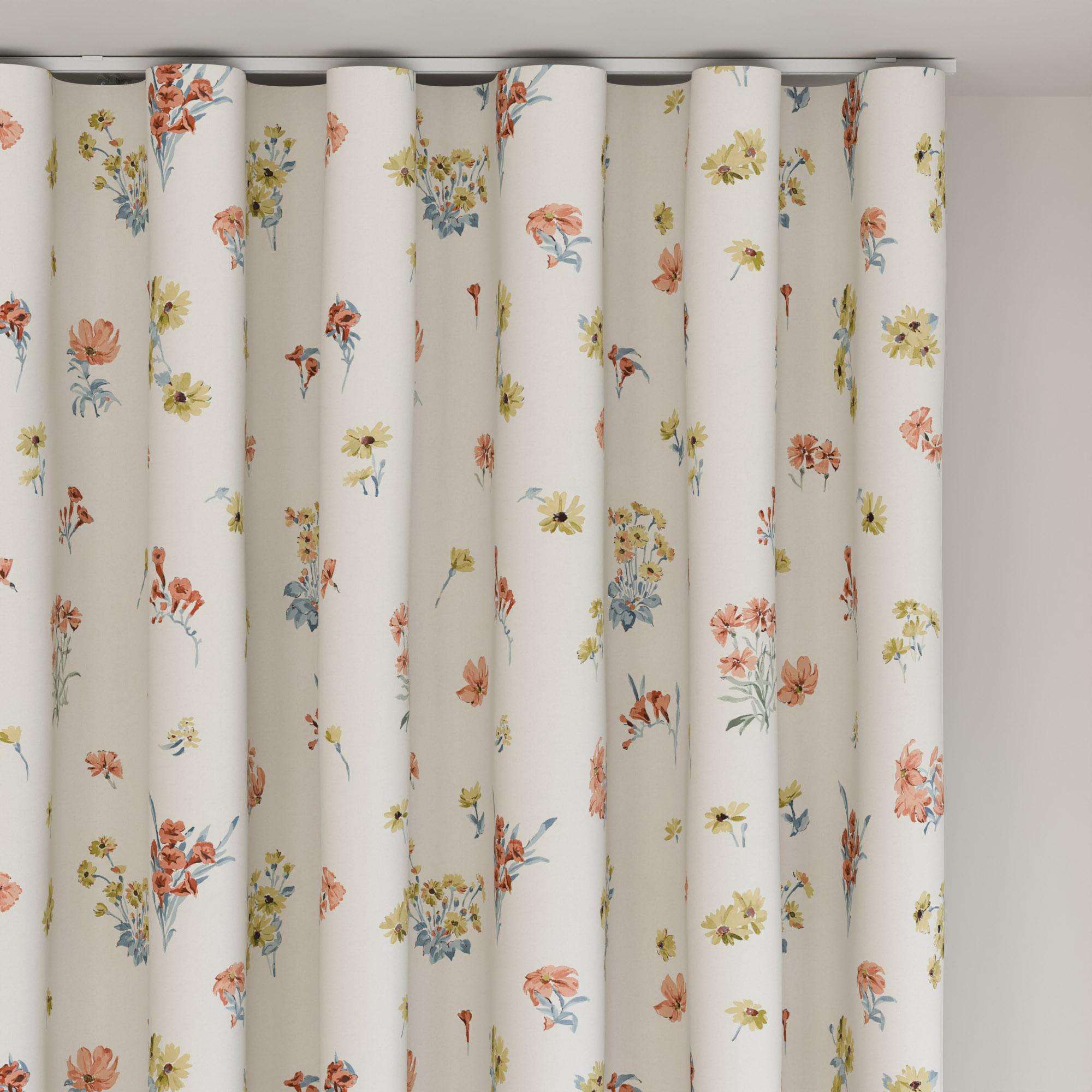 Laura Ashley Megan (LA) Ochre Yellow Wave Curtain - Image 6