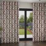 Laura Ashley Minera Crimson Wave Curtain