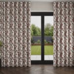 Laura Ashley Minera Crimson Wave Curtain