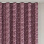 Laura Ashley Musica Print Dark Ruby Wave Curtain