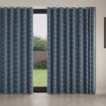 Laura Ashley Musica Print Dusky Seaspray Wave Curtain