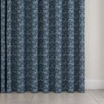 Laura Ashley Musica Print Dusky Seaspray Wave Curtain