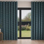 Laura Ashley Musica Print Spruce Wave Curtain
