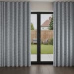 Laura Ashley Musica Print Steel Wave Curtain