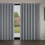 Laura Ashley Musica Print Steel Wave Curtain