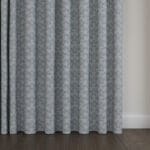 Laura Ashley Musica Print Steel Wave Curtain