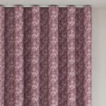 Laura Ashley Musica Velvet Dark Ruby Wave Curtain