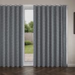 Laura Ashley Musica Velvet Dusky Seaspray Wave Curtain