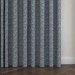 Laura Ashley Musica Velvet Dusky Seaspray Wave Curtain